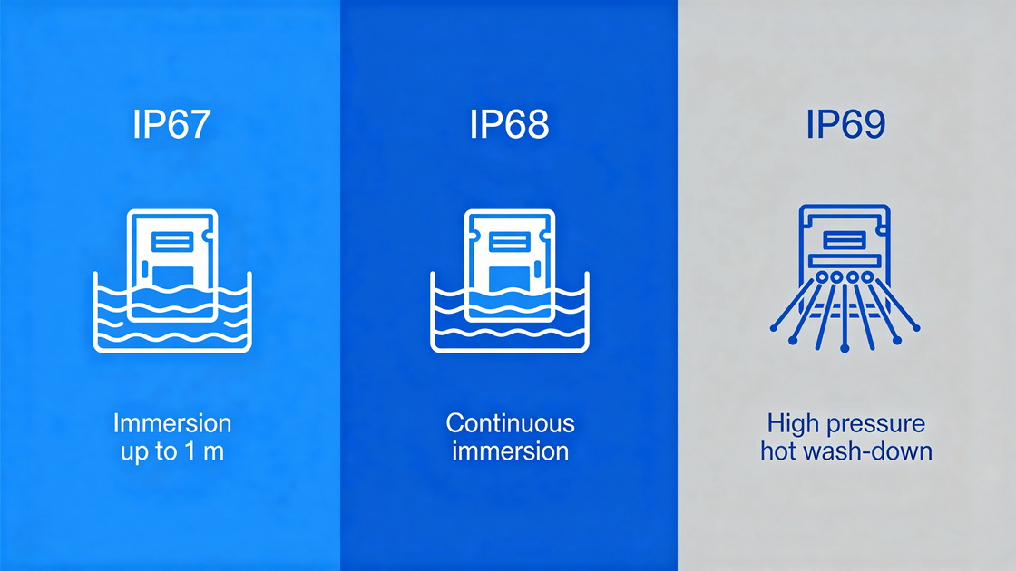IP67 IP68 IP69 Comparison Chart IP67 IP68 IP69 Comparison Chart