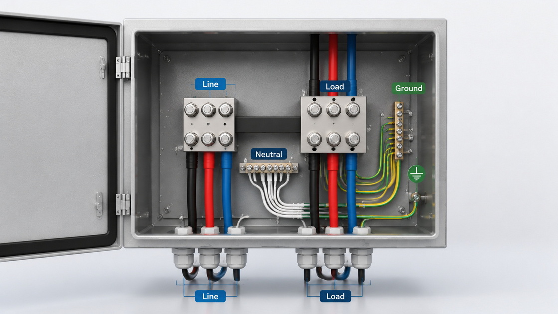 1Two Lug Enclosure Wiring Overview 1Two Lug Enclosure Wiring Overview