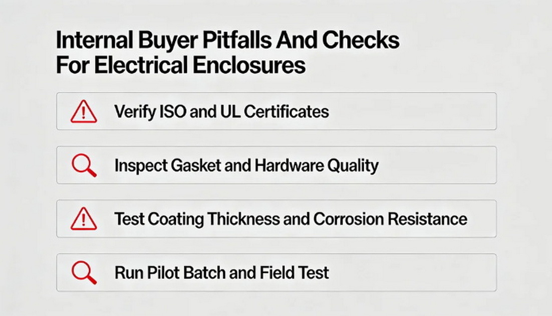 Electrical Enclosure Sourcing Pitfalls Checklist Electrical Enclosure Sourcing Pitfalls Checklist