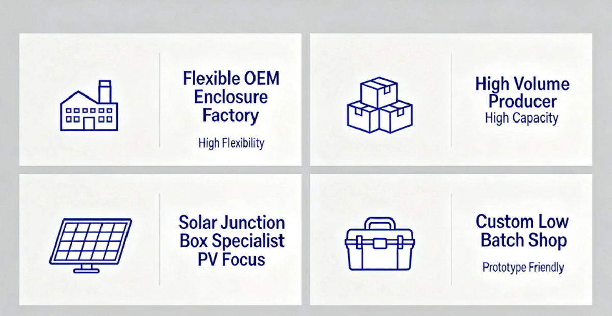 Supplier Types Comparison Grid Supplier Types Comparison Grid
