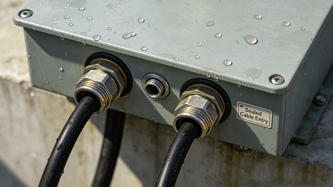 3Weatherproof Cable Entry Detail 3Weatherproof Cable Entry Detail