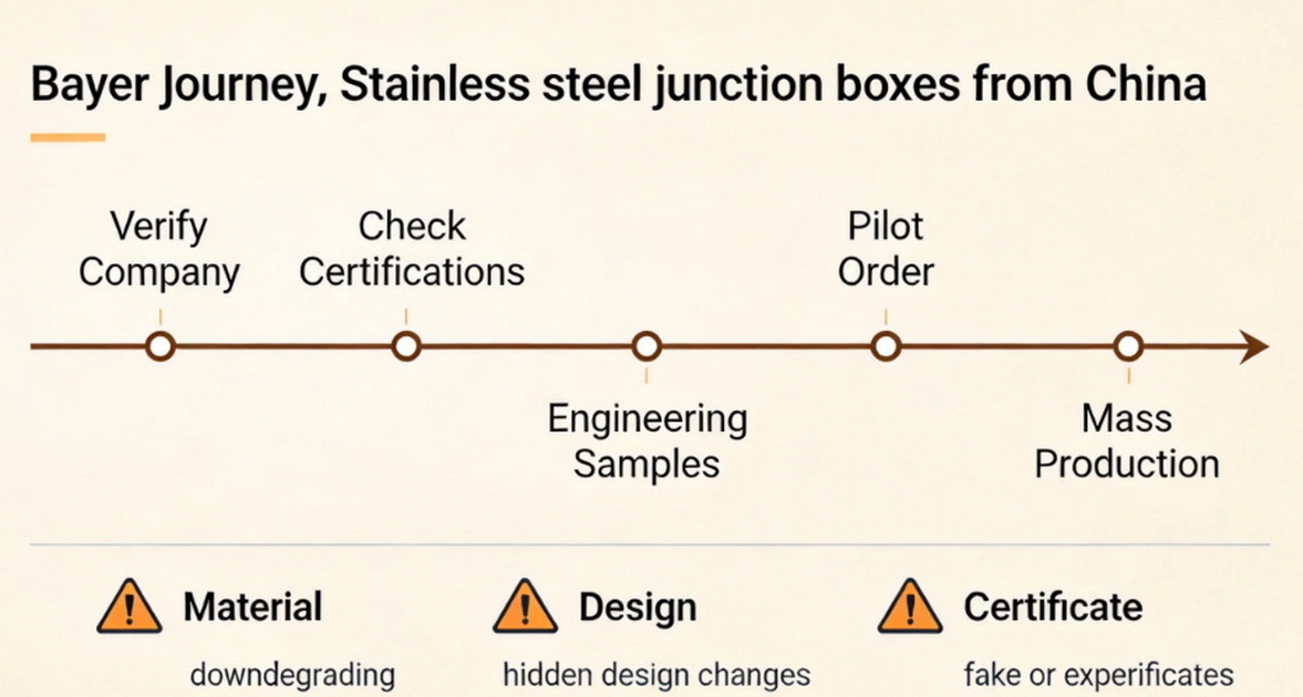 Stainless Steel Junction Box Buyer Journey Stainless Steel Junction Box Buyer Journey
