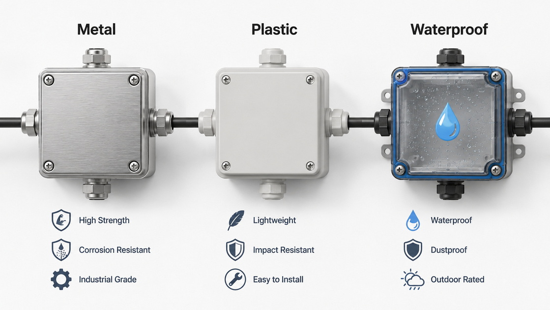 2Junction Box Types Comparison 2Junction Box Types Comparison
