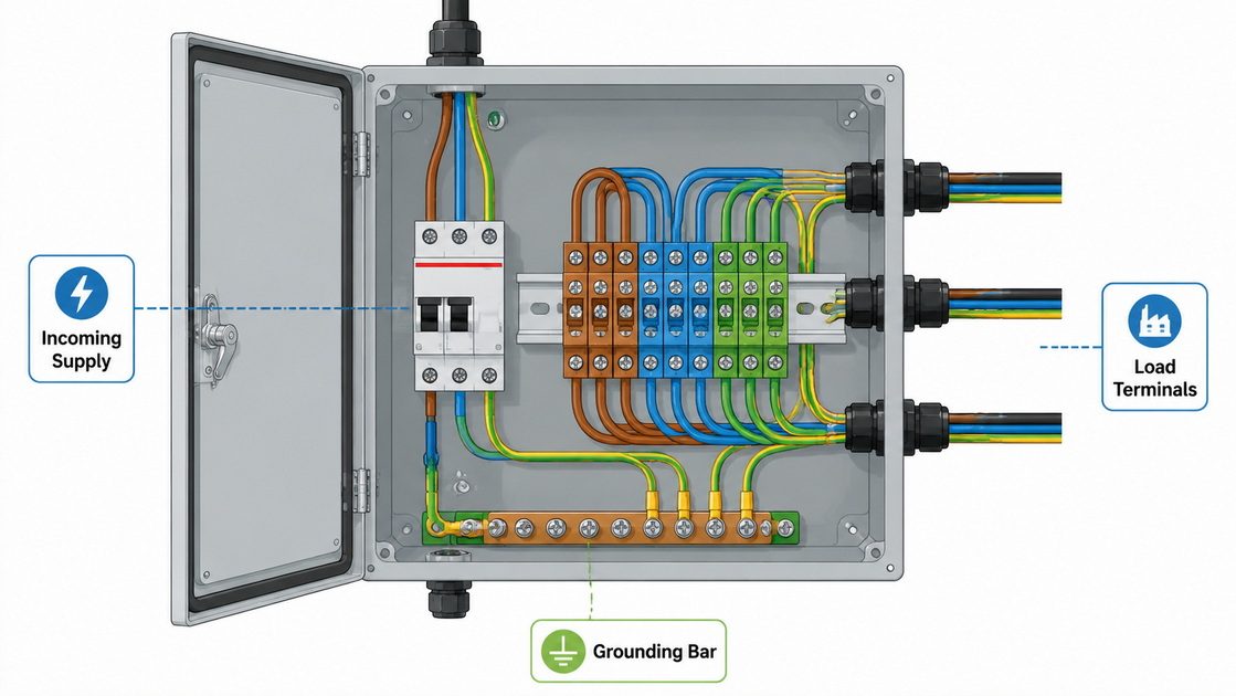 2Wiring Layout Inside Outdoor Enclosure 2Wiring Layout Inside Outdoor Enclosure