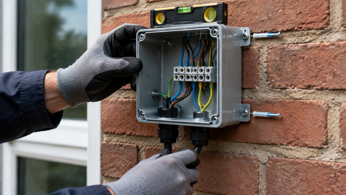 3Mounting Exterior Junction Box With Cable Glands 3Mounting Exterior Junction Box With Cable Glands