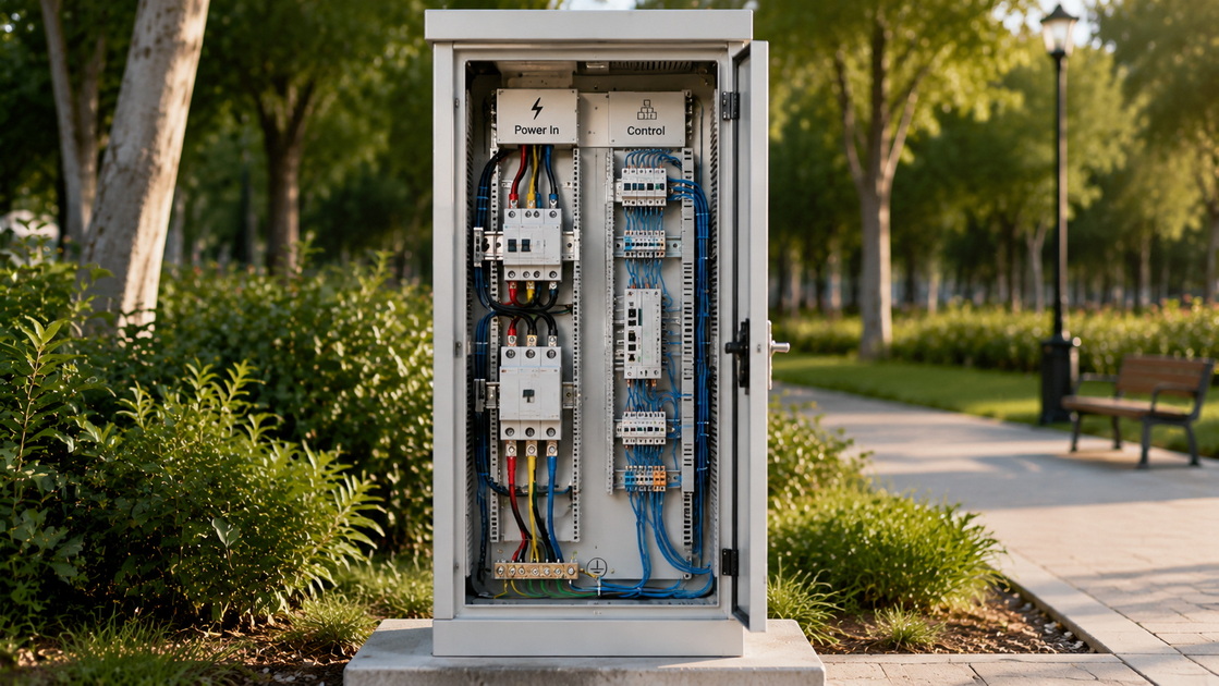 2Electrical Post Enclosure Internal Layout 2Electrical Post Enclosure Internal Layout