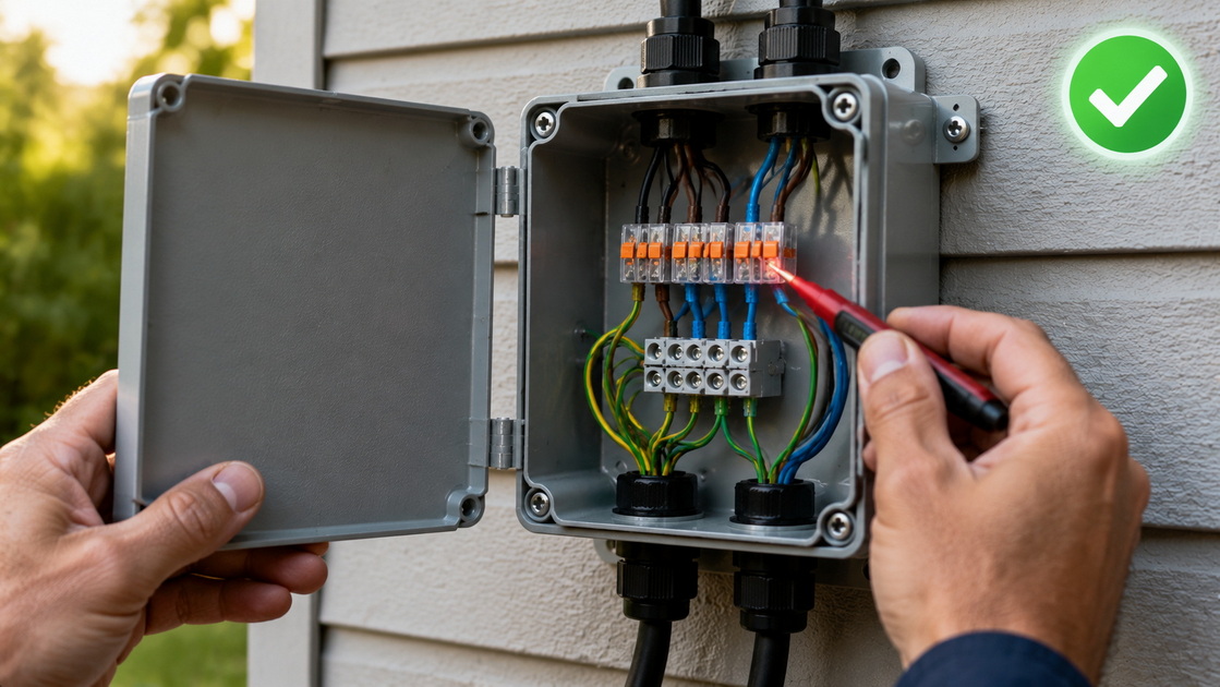 4Wiring And Testing Outdoor Junction Box 4Wiring And Testing Outdoor Junction Box