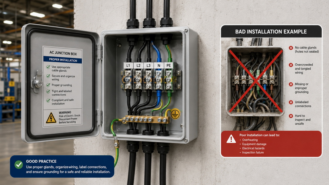AC Junction Box Installation Best Practices AC Junction Box Installation Best Practices
