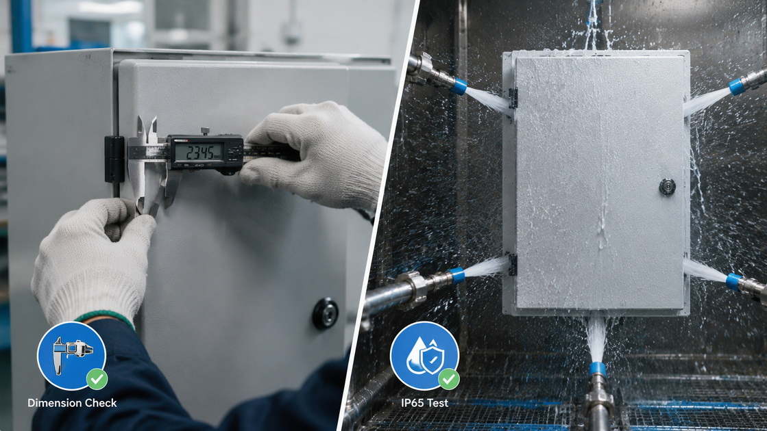 4Steel Enclosure Quality Testing And IP Check 4Steel Enclosure Quality Testing And IP Check