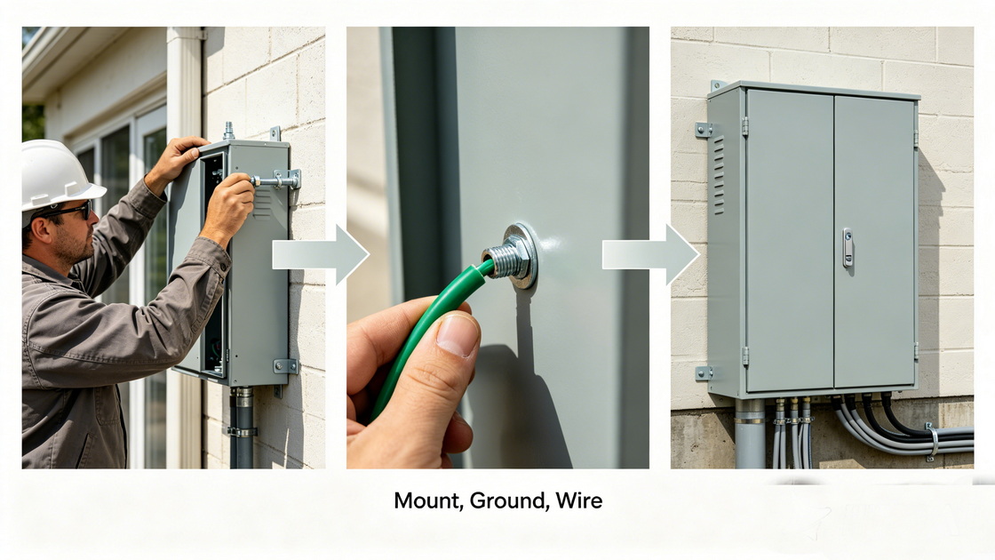4Mounting And Grounding Outdoor Enclosure 4Mounting And Grounding Outdoor Enclosure