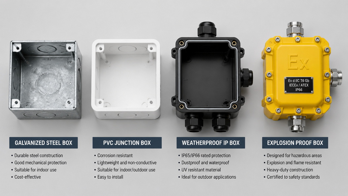 2Junction Box Types Grid 2Junction Box Types Grid