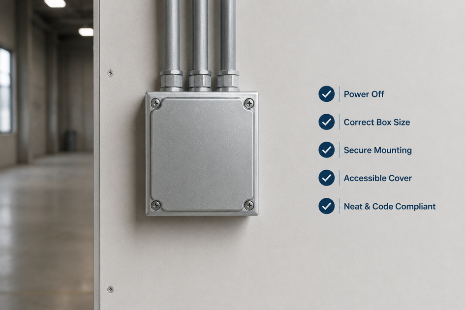 4Junction Box Installation Checklist