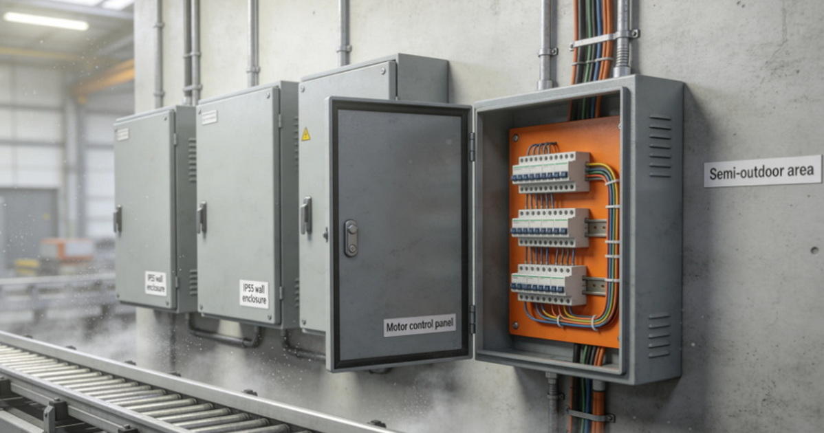 IP55 Wall Mount Enclosure In Factory