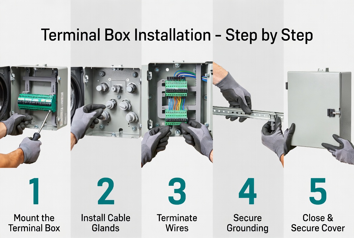 Terminal Box Installation Step By Step