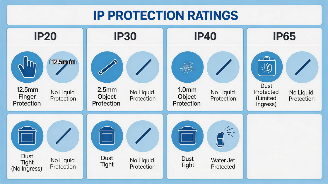 IP Rating System Comparison Chart