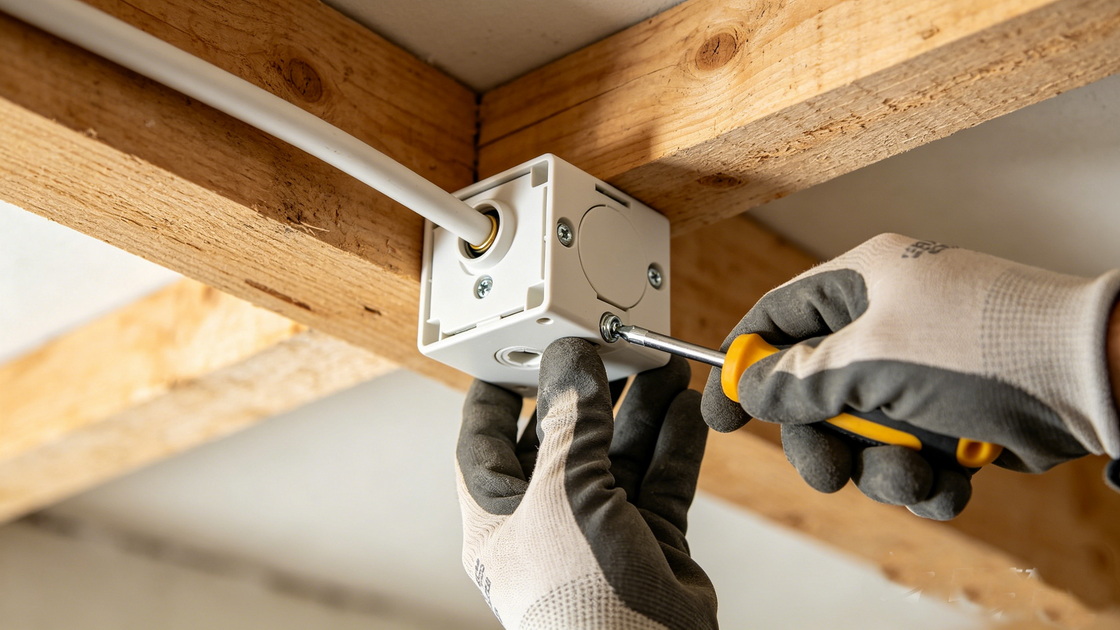How To Install A Junction Box in The Ceiling