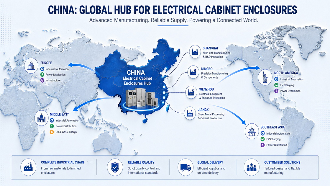 Electrical Enclosure China Cluster Map