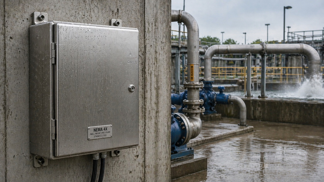 NEMA 4X Enclosure At Water Plant
