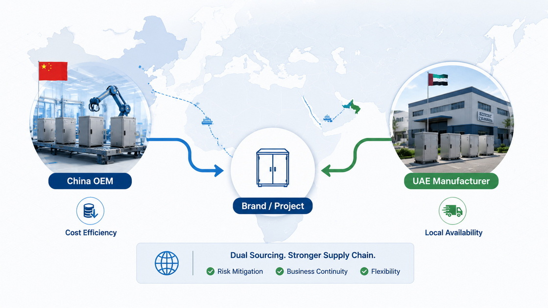 UAE And China Electrical Enclosure Dual Sourcing Strategy