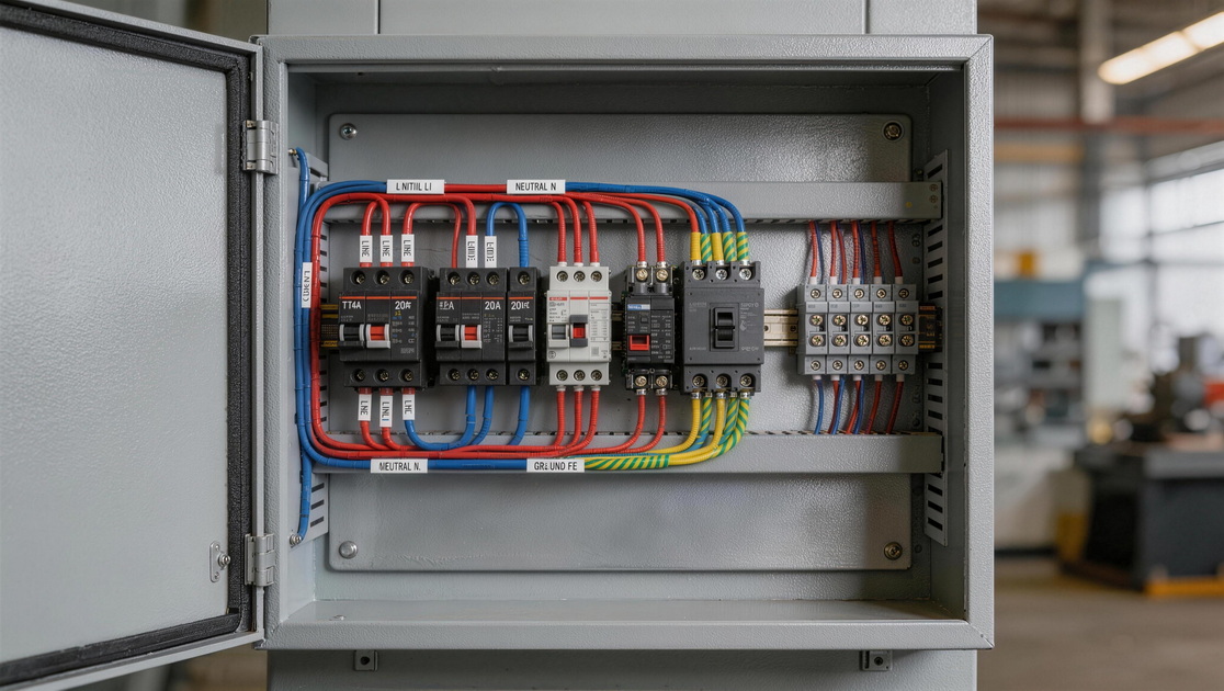 Control Panel Inside Wall Mount Enclosure