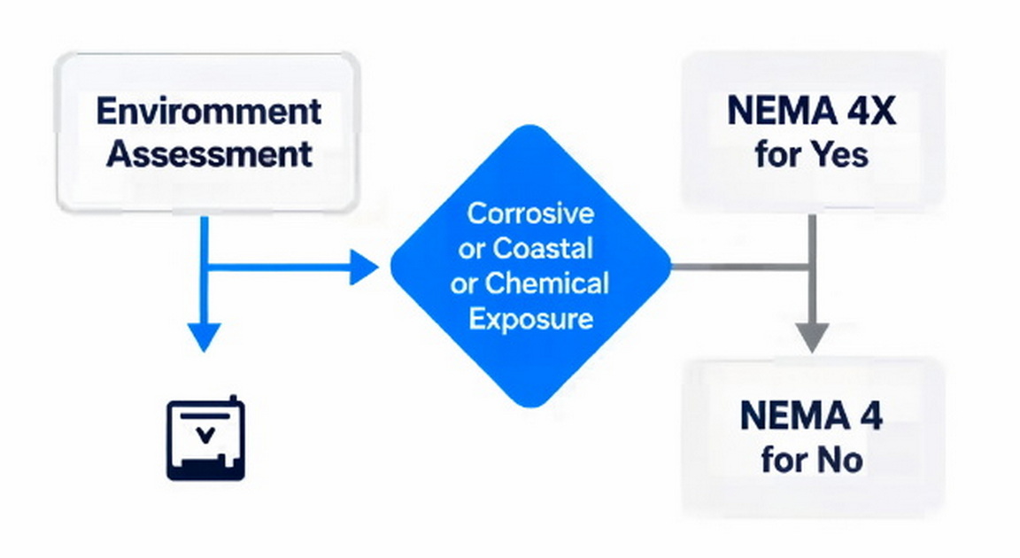 NEMA Enclosure Selection Flowchart