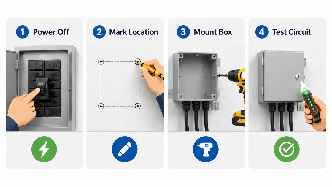 2Junction Box Installation Steps