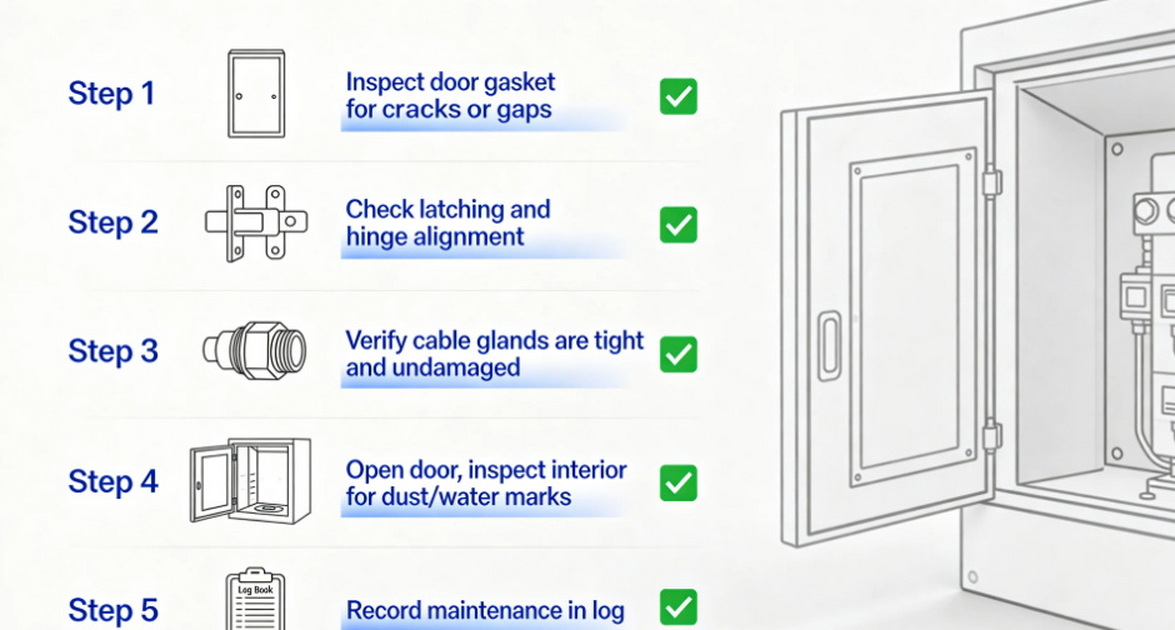 IP55 Enclosure Maintenance Checklist