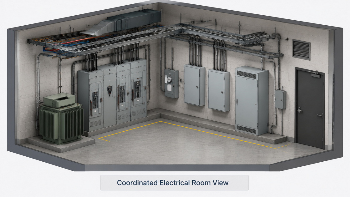 3Electrical Room Coordination View