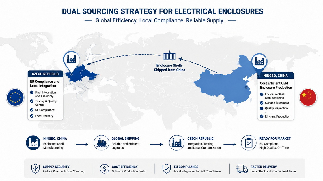 Global Sourcing Map Europe China Enclosures