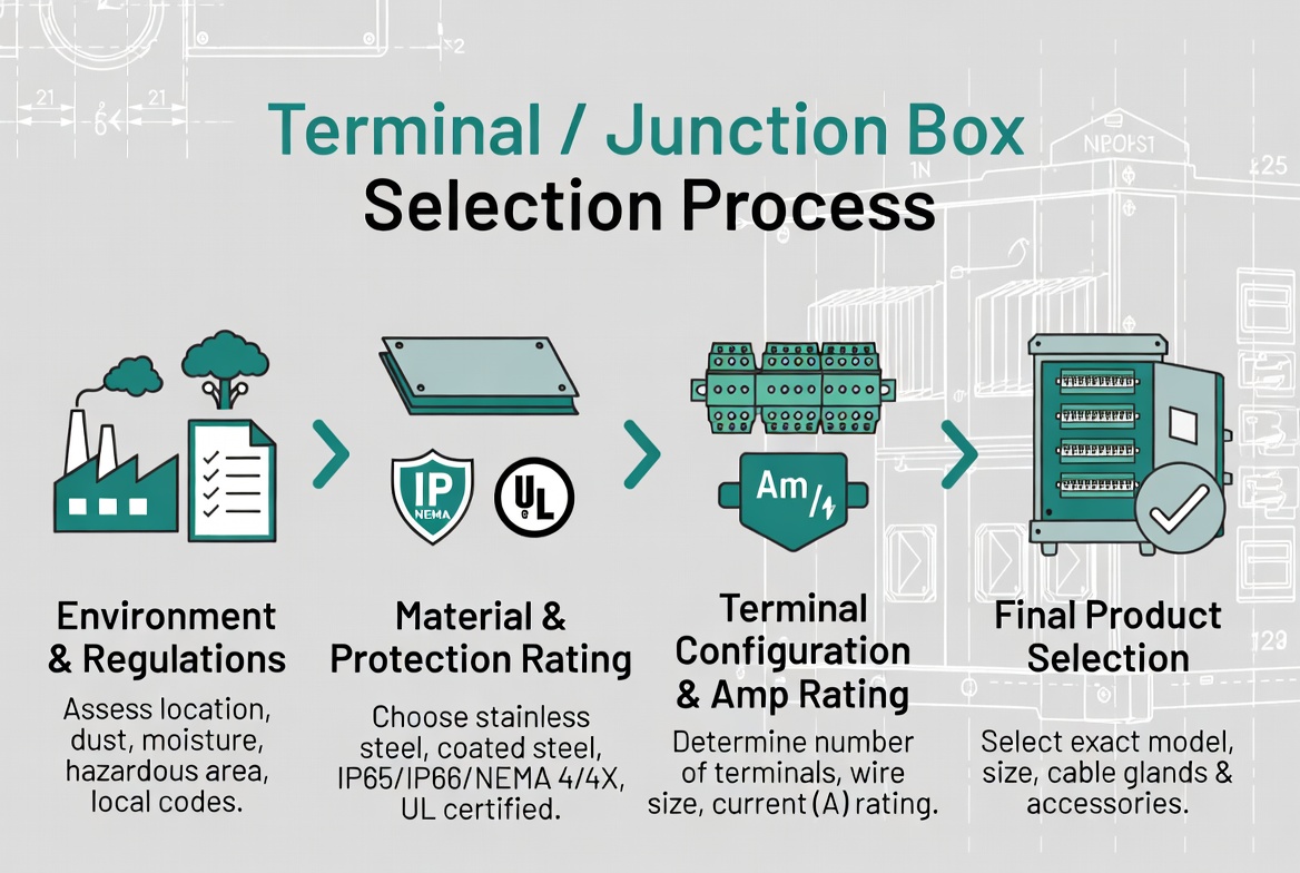 Junction Box Selection Workflow Diagram