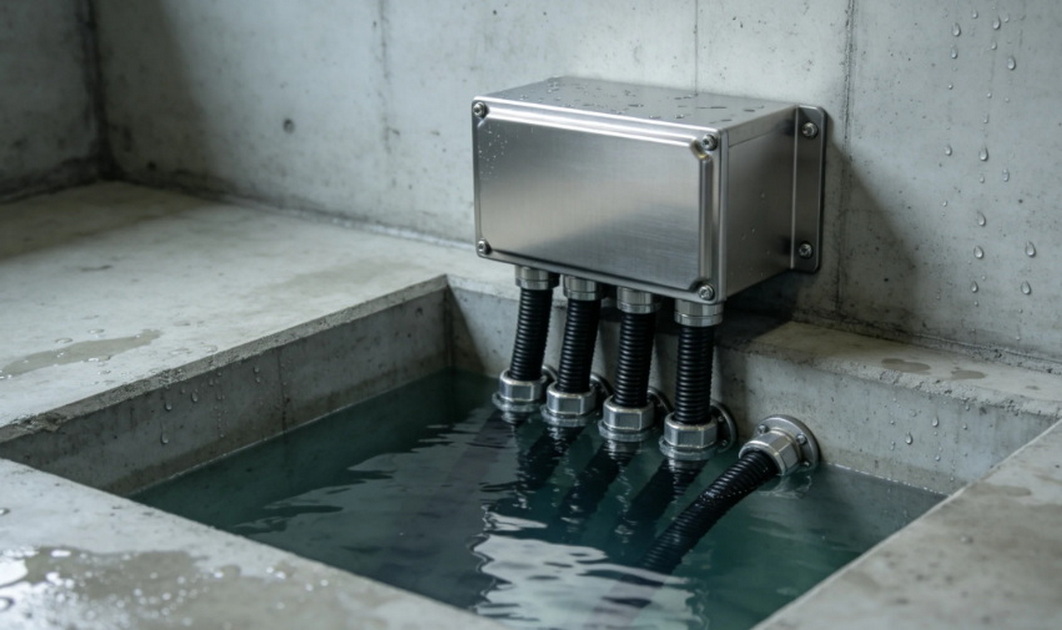 IP68 Junction Box In Flooded Pit