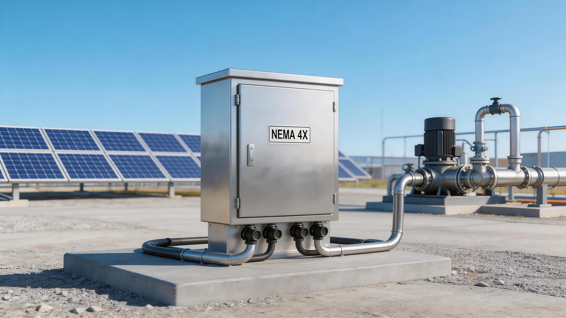 Outdoor Wall Mount Enclosure Installation