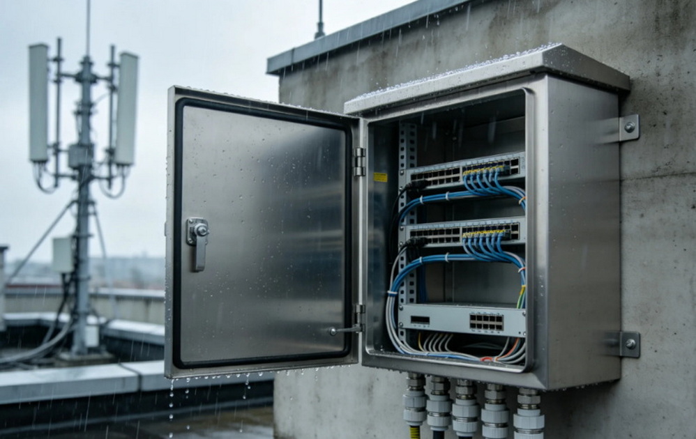 IP66 Telecommunications Enclosure Outdoor Installation