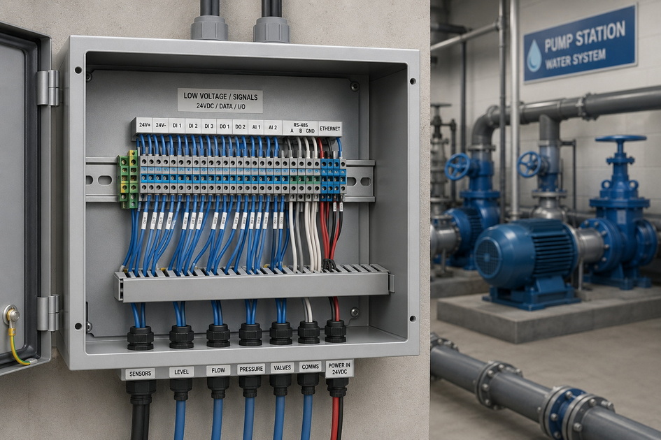 Industrial Low Voltage Junction Box Installation