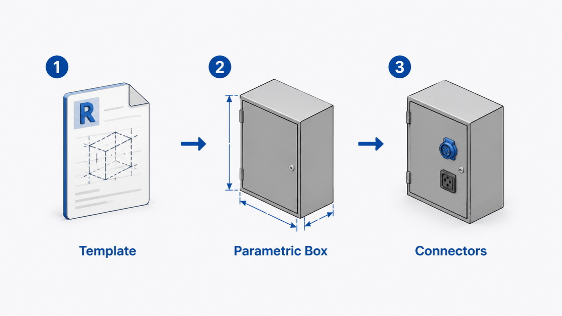 2Revit Enclosure Family Workflow